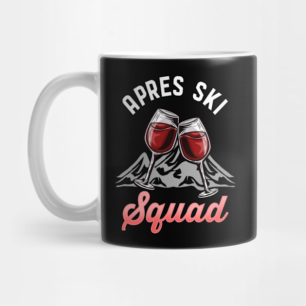 Apres Ski Squad I Wintersports Skiing design by biNutz